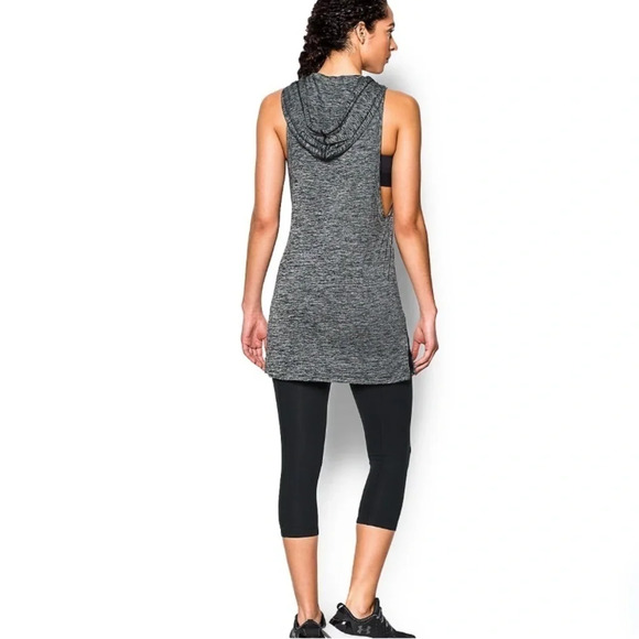 Under‎ Armour Women's Tech Hooded Tunic Black Galaxy Size Small NWOT - Picture 4 of 14